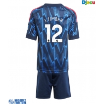 Arsenal Jurrien Timber #12 Gostujuci Dres za djecu 2025-26 Kratak Rukav (+ Kratke hlače)